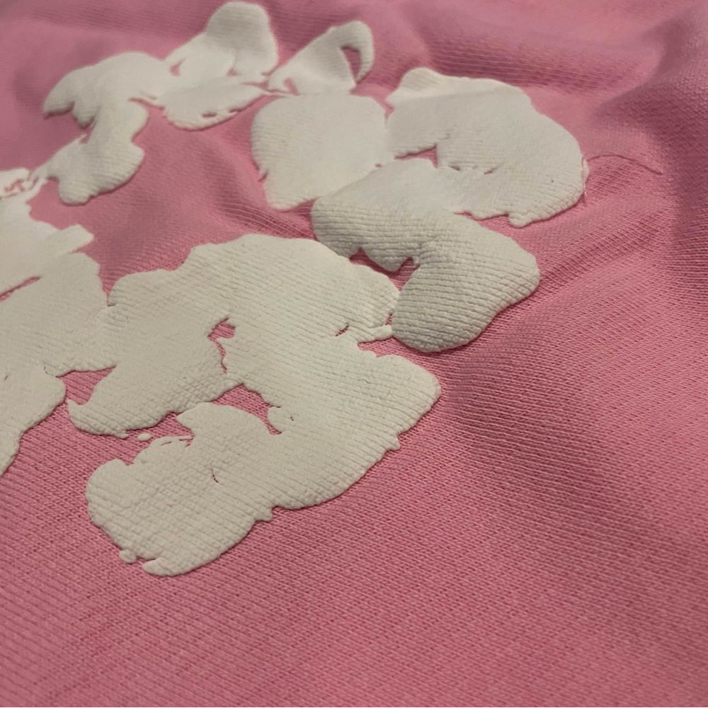 Large Pink Denim Tears Hoodie New - Picture 6 of 7